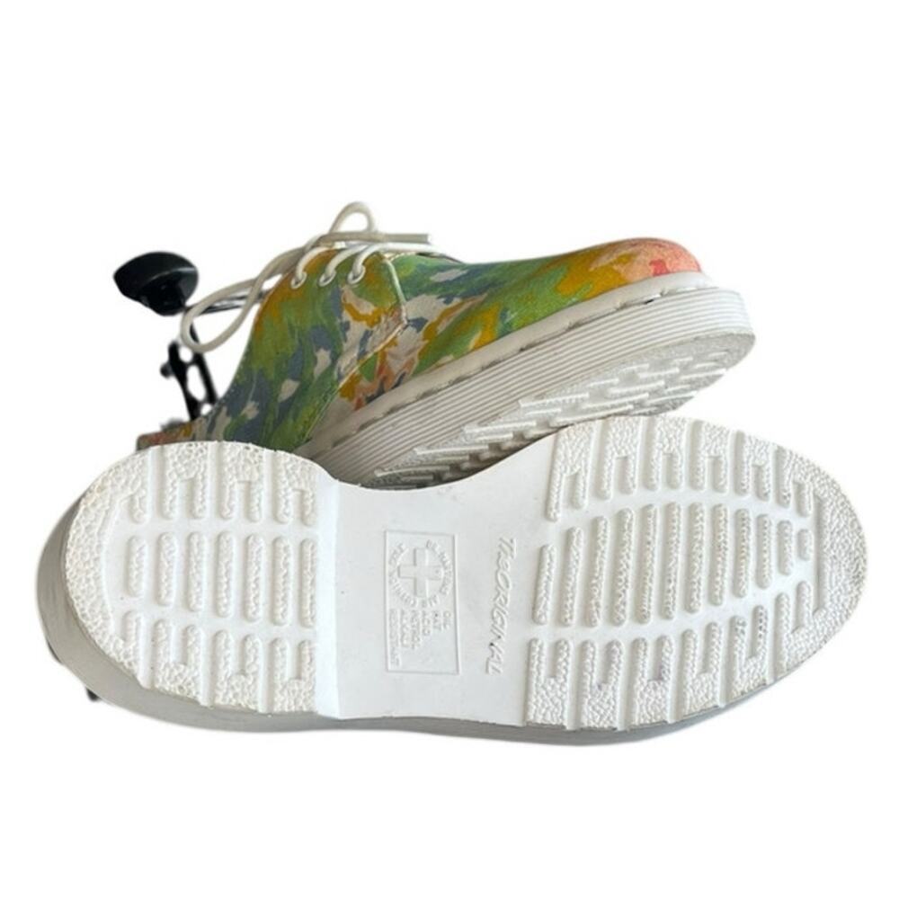 Womens Dr. Martens V Lester MTD Canvas Tie Dye Floral Oxford Shoes Size 5 Green - Picture 5 of 6